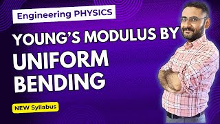 Youngs Modulus for Uniform bending derivation  Cantilever Beam  Btech  BSc  IGNOU JEE physics [upl. by Suirrad]