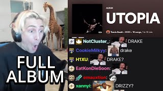 xQc and Chat react to UTOPIA Album for the first time FULL VOD [upl. by Emarie]