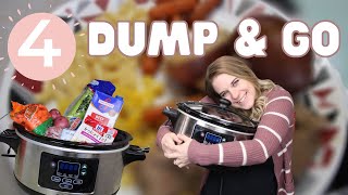 DUMP amp GO CROCKPOT DINNERS  SLOW COOKER RECIPES [upl. by Glen]