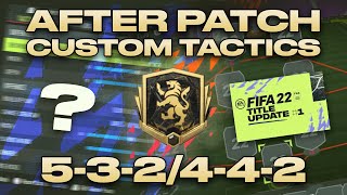 Meta AFTERPATCH 442532 Custom Tactics and Instructions to get more dubs Fifa 22 Ultimate Team [upl. by Leunam]