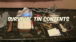 Survival Kit  Tin Contents [upl. by Azzil]