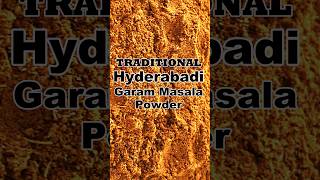 Garam Masala Powder  Hyderabadi Traditional 🥘🥣  shorts hyderabadigarammasala recipe [upl. by Leahicm812]