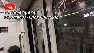 SMRT  KSF C151B 675676 Woodlands » Choa Chu Kang [upl. by Noak]