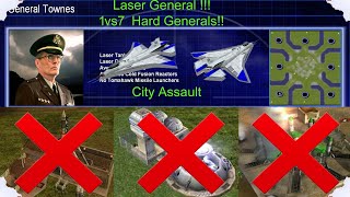 Laser General 1 vs 7 Hard Generals City Assault [upl. by Shalom]