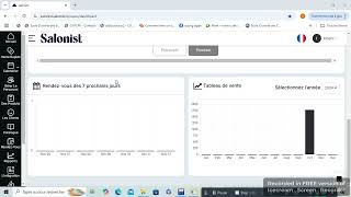 Accueil Vente rapide Calendrier Gérer les personnels  Démo Saloniste [upl. by Anthea]