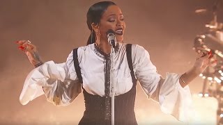 Rihanna Love On the Brain  Live at Global Citizen Festival 2016 [upl. by Reel]