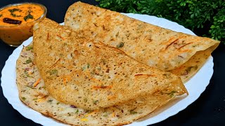 जब जोरो की भूख लगे तो बनाये 5 मिनट में सूजी का कुरकुरा और टेस्टी डोसा  Instant Dosa Recipe [upl. by Atirehc561]