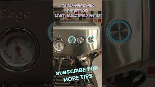 How To Start Cleaning Cycle For Sage  Breville Barista Express Impress sagebaristaexpress [upl. by Hsirrap]