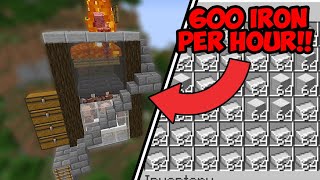 How to Build an Iron Farm in Minecraft 119 600 IronHr [upl. by Umeh247]