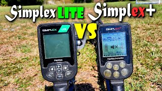 SIMPLEX vs SIMPLEX LITE  Simple Metal Detector Comparison [upl. by Gilba]