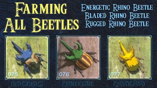 BotW Farm Beetles Easily  Energetic Rugged amp Bladed Rhino Beetles [upl. by Filberte]