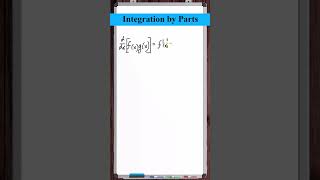 Integration by Parts  Formula Derivation [upl. by Hillery]