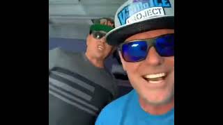 Vanilla Ice and WesKainOriginals on set of the VanillaIceBeachProject [upl. by Nnael185]