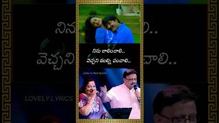 Nee Kosam  Naa Oopirilo  Preyasi Raave Songs lovelylyricstelugu spb kschithra mmsrilekha [upl. by Servais554]