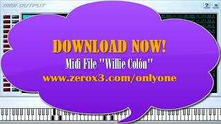 Idilio  Willie Colon  Midi File OnlyOne [upl. by Johnstone]