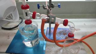 Fentons oxidation of ethanol to ethanal part 1 MVI 6699 [upl. by Marji]