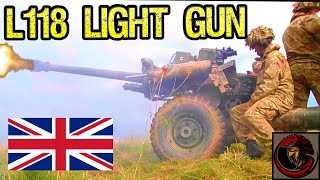 L118 Light Gun Howitzer  British 105 mm Artillery [upl. by Eidlog191]