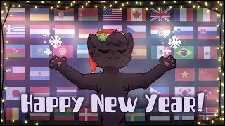 Happy New Year CountryHumans𝐀𝐔 45 countries [upl. by Ispep]