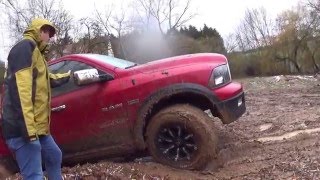 2010 RAM 1500 4x4 Magnaflow 18quot in mud slip and slide Hus im Radilo [upl. by Adnuhsar985]