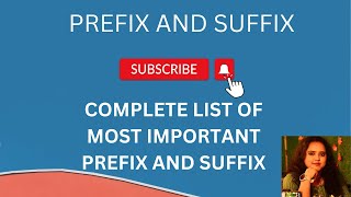 Prefix and suffix in english Important prefix and suffix add a prefix or suffix to make new words [upl. by Eimarrej944]