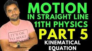 MOTION IN STRAIGHT LINE PART 5  KINEMATICAL EQUATIONS BY CALCULUS METHOD [upl. by Sawyer]