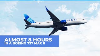 7 Hours 44 Minutes United Airlines’ New 2nd Longest Boeing 737 MAX 8 Route [upl. by Raychel376]