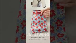 Pouch Using a Single Fabric👛🌸✨  DIY  Quick Sewing Tips No126 [upl. by Amaral]