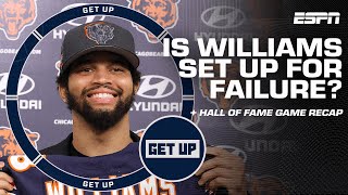 Hall of Fame Game recap 🏈  Is Caleb Williams being set up for FAILURE  Get Up [upl. by Ultann358]