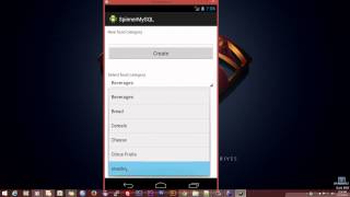 Android Populating Spinner data from MySQL Database [upl. by Assir115]