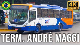 Terminal André Maggi Várzea GrandeMT  Movimentação de Ônibus 917 [upl. by Eniortna918]