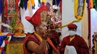 prayers offerings by his eminence palga Rinpoche ji at ladakh monastery [upl. by Yarak]