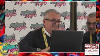 Ivan Cicognani  Pinball Expo 2023  Pinball News [upl. by Else603]