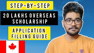 🇨🇦🤍 STEPBYSTEP Guide for 20 LAKHS OVERSEAS SCHOLARSHIP🤍🇨🇦 canadavlogstelugu [upl. by Alvin]