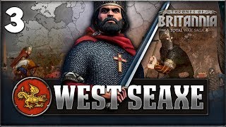 VIKING INVASION Total War Saga Thrones of Britannia  West Seaxe Campaign 3 [upl. by Wauters737]