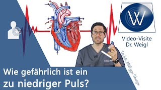 Bradykardie Sind ein langsamer Puls amp geringe Herzfrequenz gefährlich Ursachen Symptome Therapie [upl. by Winter]