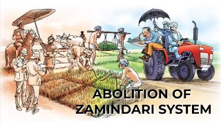 Abolition of Zamindari System  Chapter 16  8th class  Social studies [upl. by Remat]