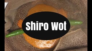 Ethiopian food Shiro Wot [upl. by Annodas]