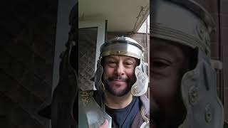 Cleaning my Roman armour lorica segmentata [upl. by Oemor]