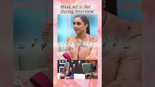 Maya Ali talking about drama shooting mayaali maya sunnmeredil viralshort iqroskiishootingtime [upl. by Standice]