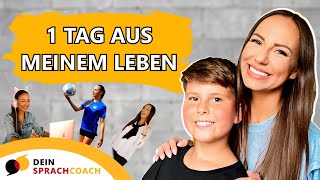 EIN TAG AUS MEINEM LEBEN ALS DEIN SPRACHCOACH ONLINELEHRERIN CONTENTCREATOR UND MAMA [upl. by Devi]