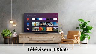 Panasonic TV LX650  Accédez à une multitude de contenus vidéos et streaming avec AndroidTV [upl. by Servetnick]