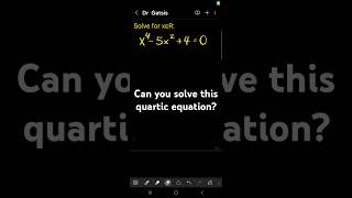 ib quartic equation factoring solve maths [upl. by Leonardi]