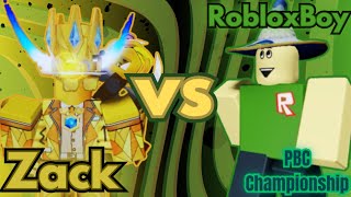 PBC Championship S3 Ep 7 Zack VS RobloxBoy [upl. by Alya870]