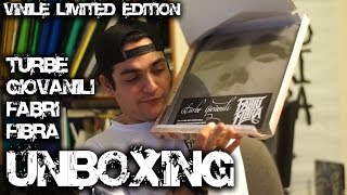 UNBOXING • FABRI FIBRA  TURBE GIOVANILI VINILE LIMITED EDITION • RIZZO [upl. by Nyliram]