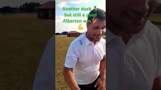 Another duck but Alberton still win well done boys cricketshorts cricket cricketstats cricketfan [upl. by Anetsirk]