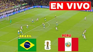 🔴 Brasil vs Perú EN VIVO  Eliminatorias 2024 [upl. by Claudian]