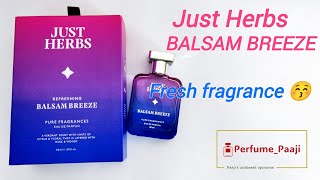 Just Herbs BALSAM BREEZE justherbsindia [upl. by Yeliac760]