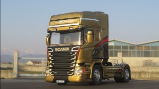 Italeri 124 Scania R730 Streamline Full Build Video [upl. by Duer]