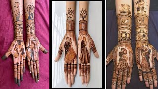 engagement design ki mehandi sgai wali mehandi ki design couple wali cople mehandi design 🤩🤩🥰 [upl. by Johnette794]