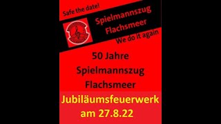 Feuerwerk 50 Jahre Spielmannszug Flachsmeer am 27822 [upl. by Ytisahcal]